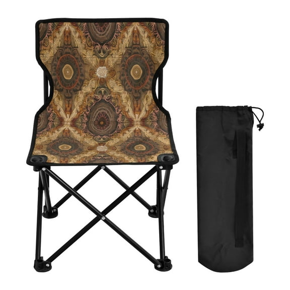 YAZAOO Camping Chairs Modern Ornate Tapestry Pattern Folding chair