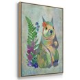 thumbnail image 2 of Fantastic Florals Owl - Framed Premium Gallery Wrapped Canvas L Frame 3 Piece Set - Ready to Hang, 2 of 4