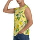 thumbnail image 3 of Fotbe Lemon Men's Camiseta sin Mangas Estampada para Hombres, Playera Casual para Gimnasio, Entrenamiento, Playa-Large, 3 of 7