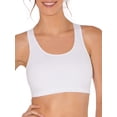 thumbnail image 2 of Sujetador deportivo Fruit of the Loom estilo camiseta sin mangas para mujer, color gris, talla 34, 2 of 5