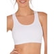 thumbnail image 2 of Sujetador deportivo Fruit of the Loom estilo camiseta sin mangas para mujer, color gris, talla 34, 2 of 5
