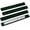 Tortoise Green, variant on Mahjong Racks with Pushers Set of 4, Scalloped Tortoise Mahjong Racks, Fan-Shaped Acrylic American Mahjong Tile Holders with Magnetic Pushers (Tortoise Green)
