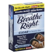 GlaxoSmithKline Breathe Right Nasal Strips, 30 ea