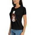 thumbnail image 2 of Shadow Milk Cookie Ladies Summer Print Fashion T-Shirt, 2 of 7