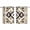 Oatmeal, variant on Black Brown Boho Kitchen Curtains 96 Inch Length, Southwestern Geometric Ethnic Retro Grommet Top Bedroom Living Room Curtains, Light Filtering Cafe Curtain Drapes 2 Panels Set 104''x96''