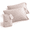 Barely Pink-Queen, variant on White Snow King Size Eucalyptus Lyocell Pillowcases, Certified Tencel Vegan Silk Static Free