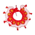 thumbnail image 4 of Collar de gato tejido a mano, accesorio para mascotas, decorativo, ajustable, tejido a mano. XS, 4 of 9