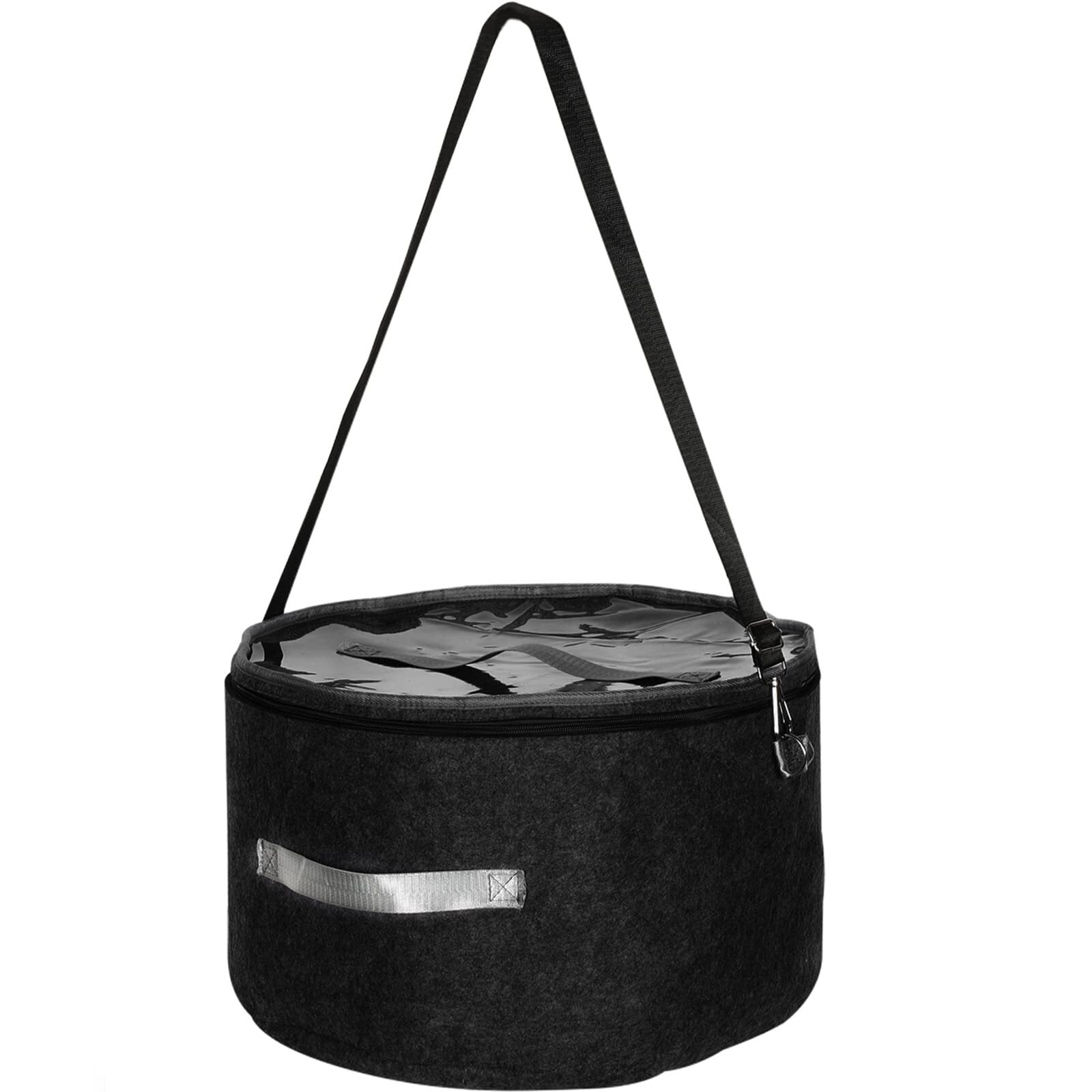 Achort 15 7 D Hat Storage Box Storage Large Round Hat Travel Case With amazon-daoun-hat-rack-for-baseball-caps-2-pieces-adhesive-hat