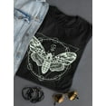 thumbnail image 3 of Emblem With A Moth  T-Shirt Women -Image by Shutterstock, Female Large, 3 of 4