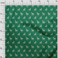 thumbnail image 3 of oneOone Cotton Cambric Green Fabric Animal Craft Projects Decor Fabric Printed By The Yard 42 Inch Wide, 3 of 5