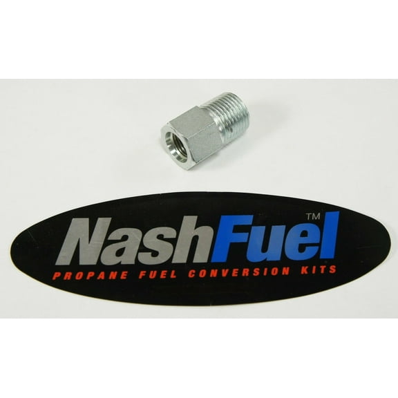 3/8" FEMALE O-RING SAE-6 9/16-18 TO 1/2" MALE PIPE THREAD CNG ADAPTER FITTING