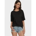 thumbnail image 3 of Women's Oversized T Shirts Tees Half Sleeve Crew Neck, 3 of 4