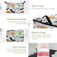 thumbnail image 3 of Foldable Clothes Storage Bags Clothes Organizer Bin with Clear Windows for Clothes Bedding Halloween-themed Decorations, 3 of 6
