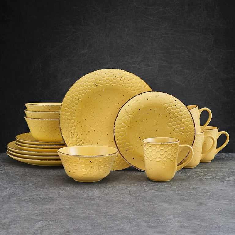 bumble bee dinnerware set