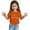 Orange#9527, variant on BOOMNY Toddler Baby Girls Tshirts Short Sleeve T Shirts for Girls Big Sister Letter Graphic Breathable Loose Fit Cozy Childrens Athletic Tees