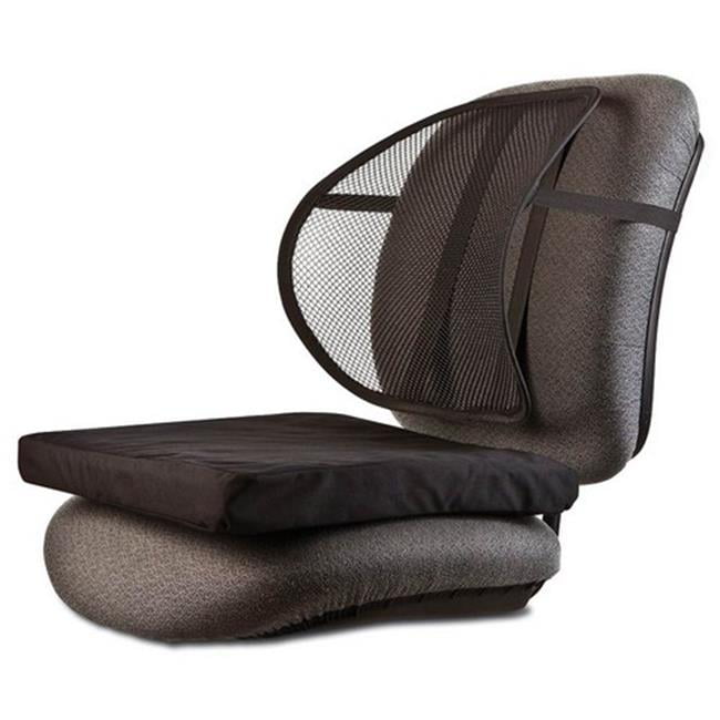 Ergonomic Mesh Chair Back Support Black Kiss My Back