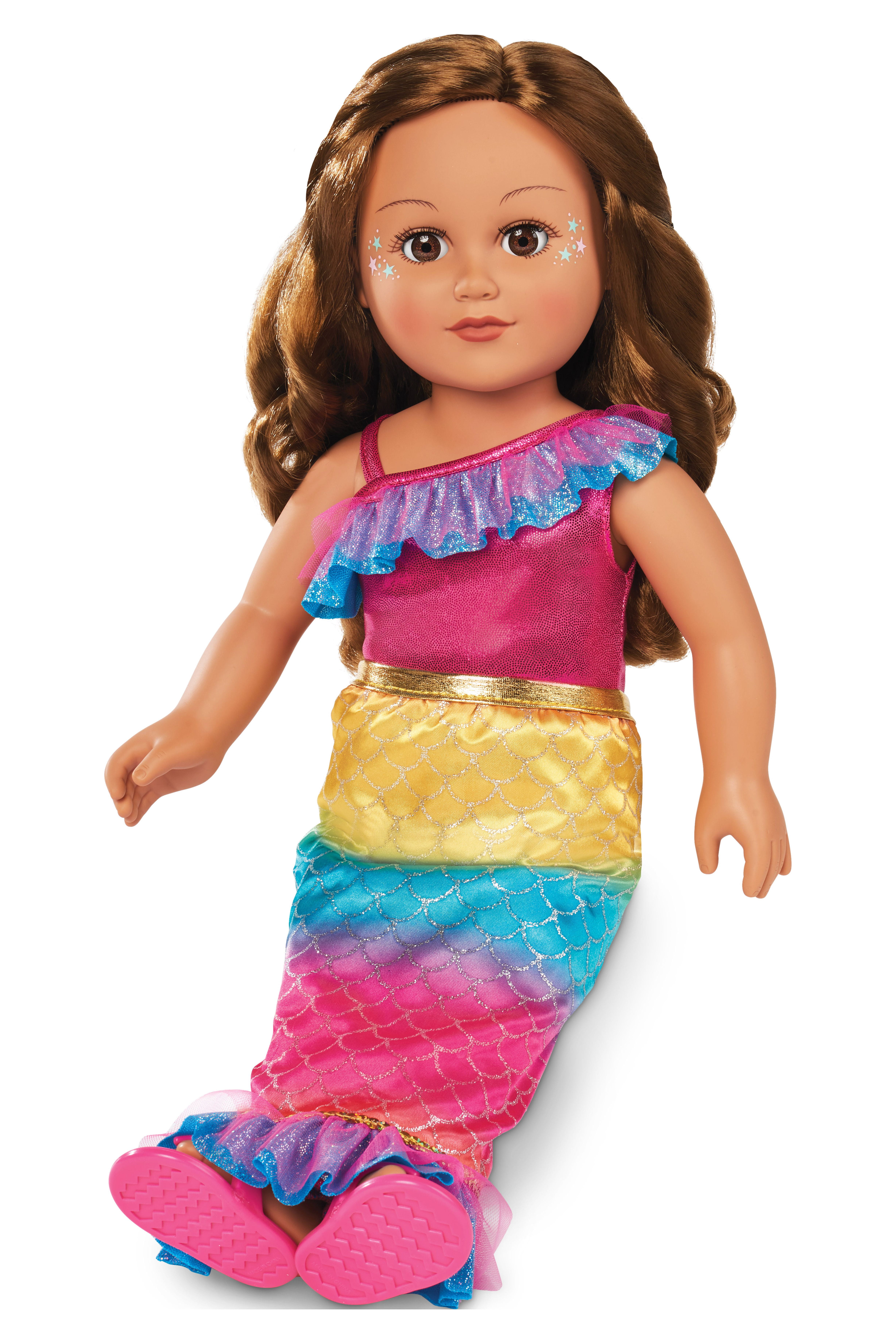My Life As Poseable Mermaid Princess 18" Doll