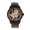 Black/Brown, variant on Heritor HERHR8304 Automatic Sanford Semi-Skeleton Leather Band Watch for Men, Rose Gold & Brown
