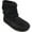Black, variant on Kid's Double Fringe Side Zip Boot, Hot Pink 2 Big Kid