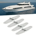 thumbnail image 4 of Door Hinges, Versatile Marine Grade Hinges Mirror Finish Non Rust Hardware  For Cabinet Hatch RVs, 4 of 8