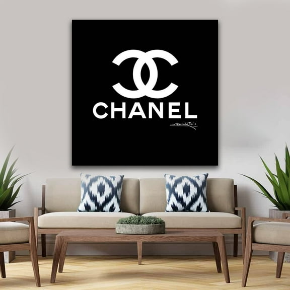 BOLD FASHION BRAND LOGO - 14"x14" Canvas Artwork 30 x 30