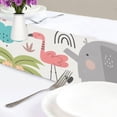 thumbnail image 6 of GZHJMY Cute Lions Elephants Sloth Table Runner Seasonal Table Cloth Runner for Kitchen Dining Table Wedding Party Holiday Coffee Dining Home Decor 13 x 90 Inches, 6 of 7