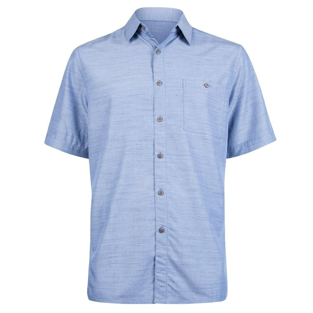 Campia Moda - Campia Men's Textured Solid Shirt (Blue - 96714, M ...