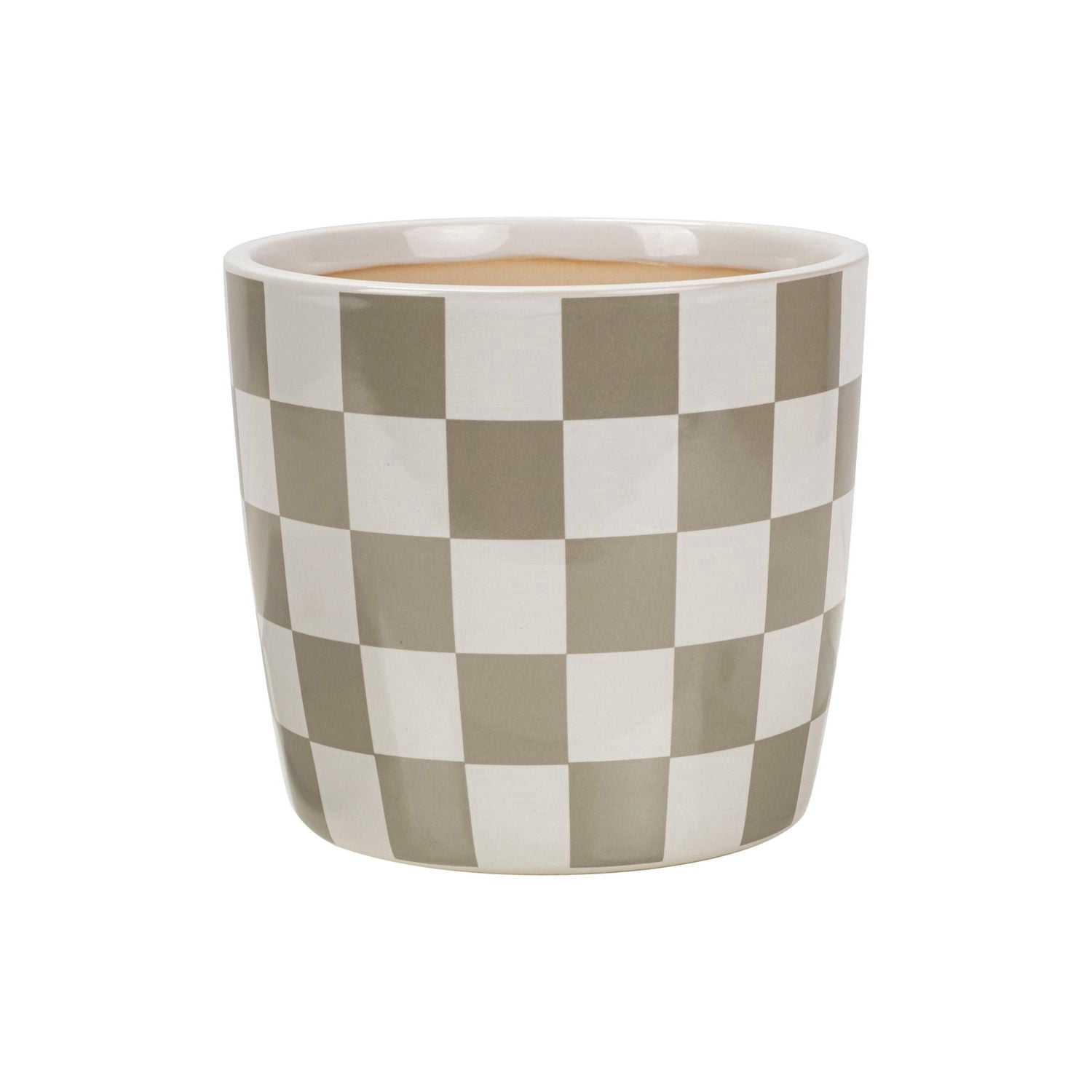 Mainstays 6 inch Gris Check planteur MS 6 in. gris Check planteur