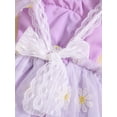 thumbnail image 6 of KelaJuan Baby Girls Romper Dress, Sweet Fly Sleeve Flower Tie-up Tulle Bodysuit Summer Clothes, 6 of 6