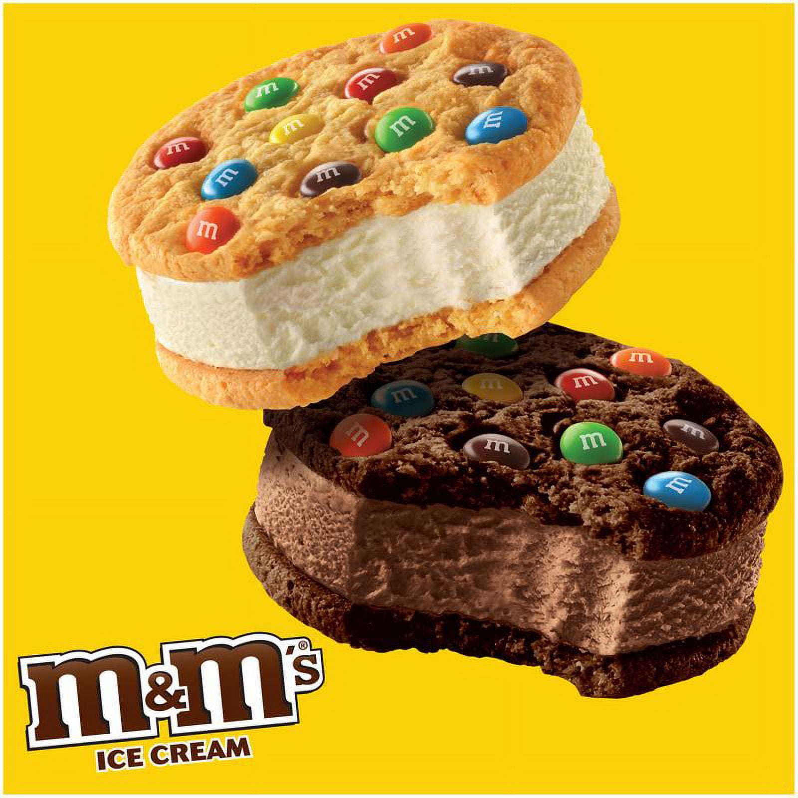 M&M'S® Ice Cream Cookie Sandwich Single (48 Count)