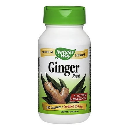 Nature's Way Ginger Root 100 Capsules (Best Ginger Root Capsules)