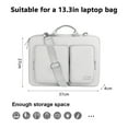 thumbnail image 2 of Caja de la manga del bolso del ordenador portátil para los cuadernos, viaje de la oficina del trabajo, bolsa de mensajero repelente al agua, 2 of 5