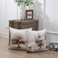 thumbnail image 3 of Phantoscope Season Series Decorative Throw Pillow Covers, Winter Coffee Tree, 18" x 18", set of 4, 3 of 6