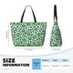 thumbnail image 4 of Easygdp Leopard print St. Patrick's Day Bolsa de Viaje de Playa de Gran Capacidad, Bolsa Tote Perfecta para la Playa, Escapadas de Fin de Semana y Viajes, 4 of 7