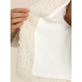 thumbnail image 5 of Conjuntos de chaqueta corta de frente abierto y falda de tweed a cuadros INSPIRE CHIC para mujer XS blanca, 5 of 5