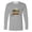 Gray, variant on TKKCS Mens Halloween Graphic Long Sleeve T Shirt Funny Chicken Witch Broom Print Casual Crew Neck Novelty Tees Blue XL