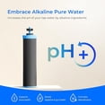 thumbnail image 2 of Alkaline Waterdrop Gravity-fed Water Filter System, Increase PH, with 4 Filters and Metal Spigot, King Tank Series, 2.25G, 2 of 6
