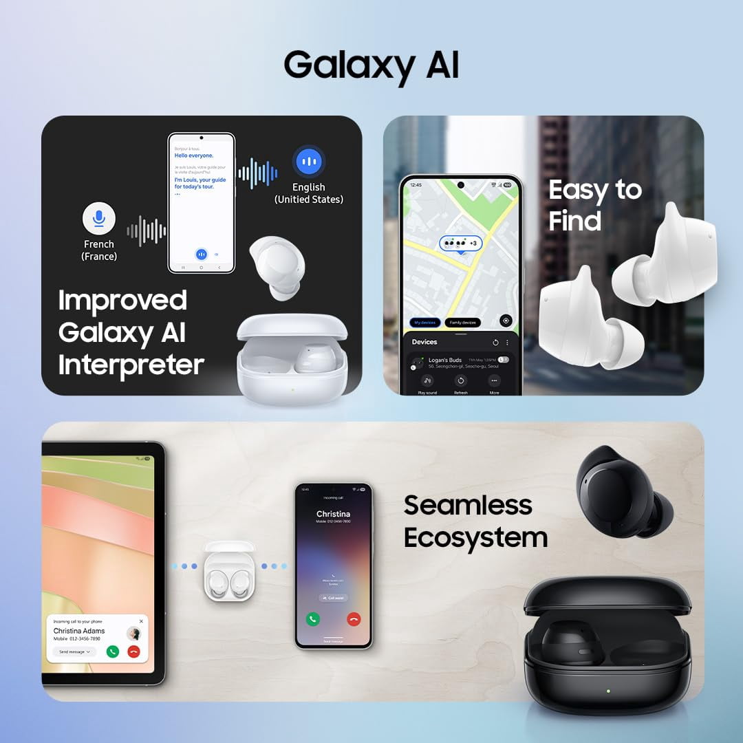 Samsung, Galaxy Buds Core, Black, Bluetooth 5.4, 35h Battery
