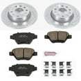 thumbnail image 3 of PowerStop Rear Z23 Evolution Sport Carbon-Fiber Ceramic Brake Pad and Drilled & Slotted Rotor Kit Fits: AUDI VOLKSWAGEN Select Models K5667, 3 of 10