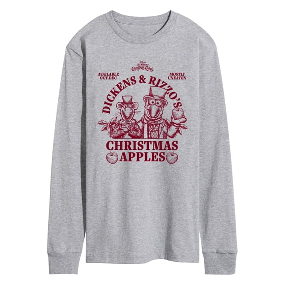 The Muppets - Dickens Rizzo Apples - Men's Long Sleeve Graphic T-Shirt