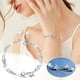 thumbnail image 1 of Fiudx Pulsera Plateada, Cadena para El Pie con Diseño Moderno de Hojas, Tobillera Ajustable y Cómoda, Accesorio Versátil para Regalar, para Uso Diario o para Ocasiones Especiales, para Personas Amant, 1 of 6