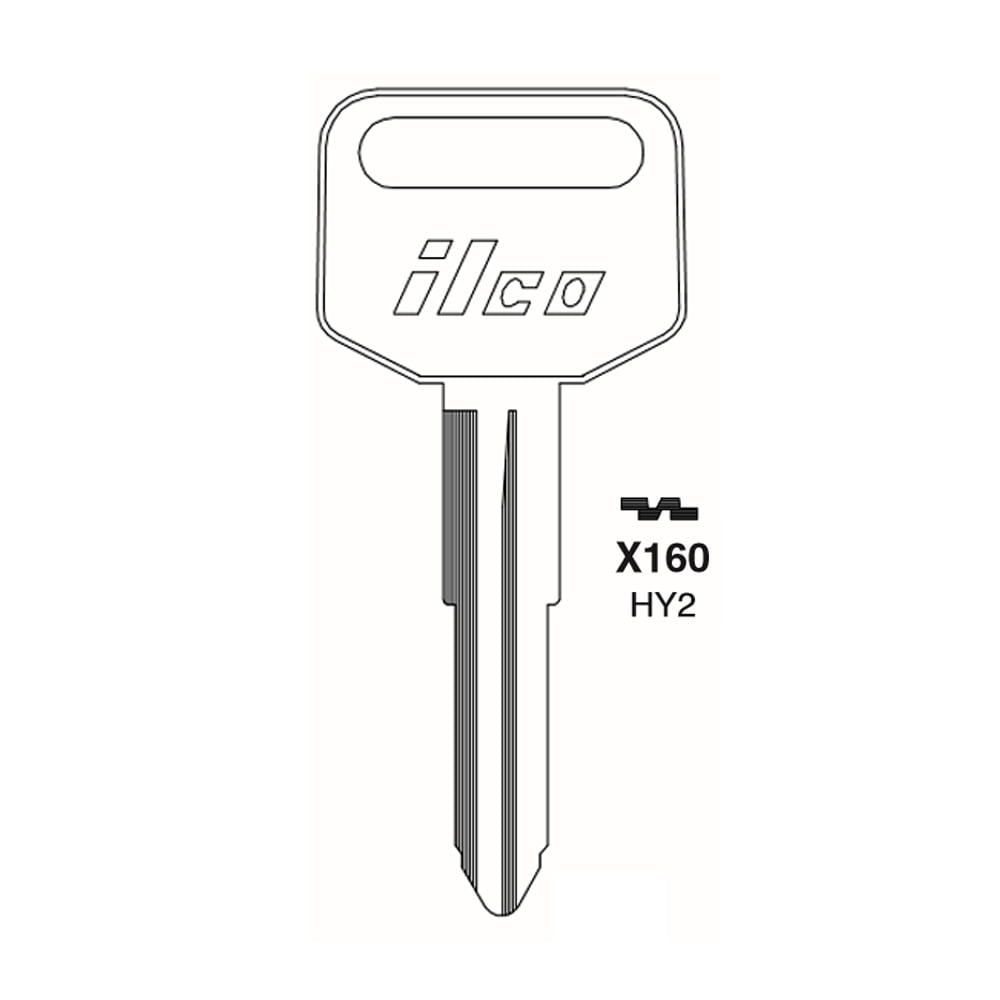 TRM-11D ILCO Fits for Trimark Commercial & Residencial Key Blank TM13 10 Pack 