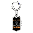 thumbnail image 1 of Porte-clés Étiquette Chien Premium Pivotant en Acier Inoxydable Ou en or 18k, 1 of 8