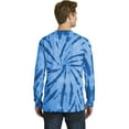 thumbnail image 2 of Port & Company Tie Dye Long Sleeve Tee-2XL (Royal), 2 of 6