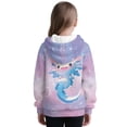 thumbnail image 3 of Pzuqiu Axolotl Hoodies for Boys Size 10-11 Comfortable Casual Long Sleeve Pullover Hoodies Sweatshirt Personalized Lightness Fall Outerwear Versatile Warm for Kids and Toddlers, 3 of 7