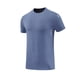 thumbnail image 4 of Ceisia Men's Loose Fit Short Sleeve Crew Neck Tee Gradient Stripe Print Ice-Silk Mesh Casual Sports Top Blue XXL Gifts, 4 of 7