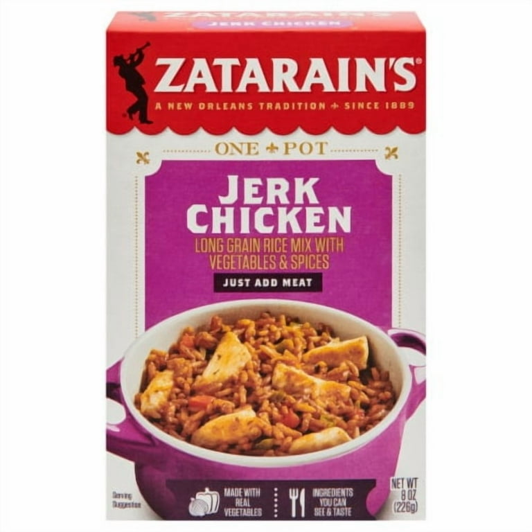 Zatarain's Jerk Chicken Rice Dinner Mix, Caribbean Spices