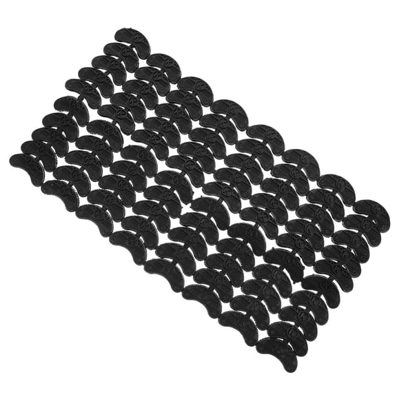 LOLIPPYY 40Pairs Black Rubber Shoe Bottom Protectors Antislip Heel Repair Pads for Outdoor and Casual Use