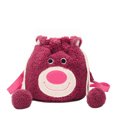 thumbnail image 1 of Bolso de Hombro Sincero Oso de Fresa de Peluche estilo coreano, 1 of 6