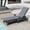Dark Gray, variant on Domi Outdoor Chaise Lounge Chairs Set of 2, HDPE Patio Pool Loungers with Wheels, 5-Position Adjustable Reclining Chairs for Sunbathing, Lawn & Deck, Navy Blue
